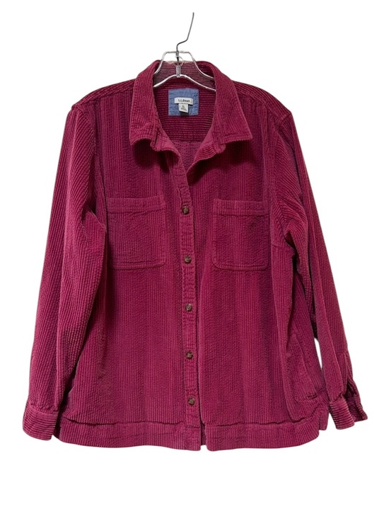 L.L. Bean Tops - LL Bean Corduroy Button Front Shirt Jacket Size XL